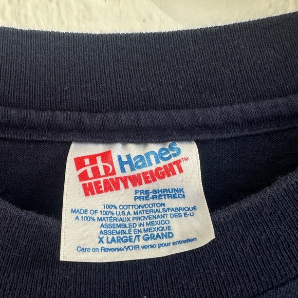 Vintage Hanes Heavyweight NFL Chicago Bears Graphic T Shirt Men's Size XL - Picture 4 of 4